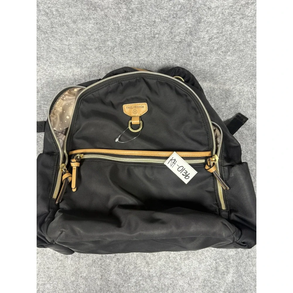 TWELVElittle Companion Backpack‎ Medium Black Nylon Celestial Lining